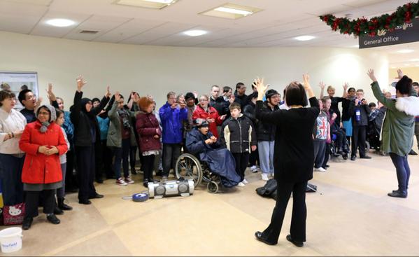 Choir at Royal Blackburn Hospital