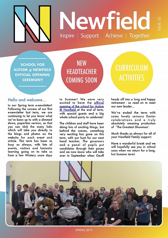 Newfield Newsletter Spring 2019
