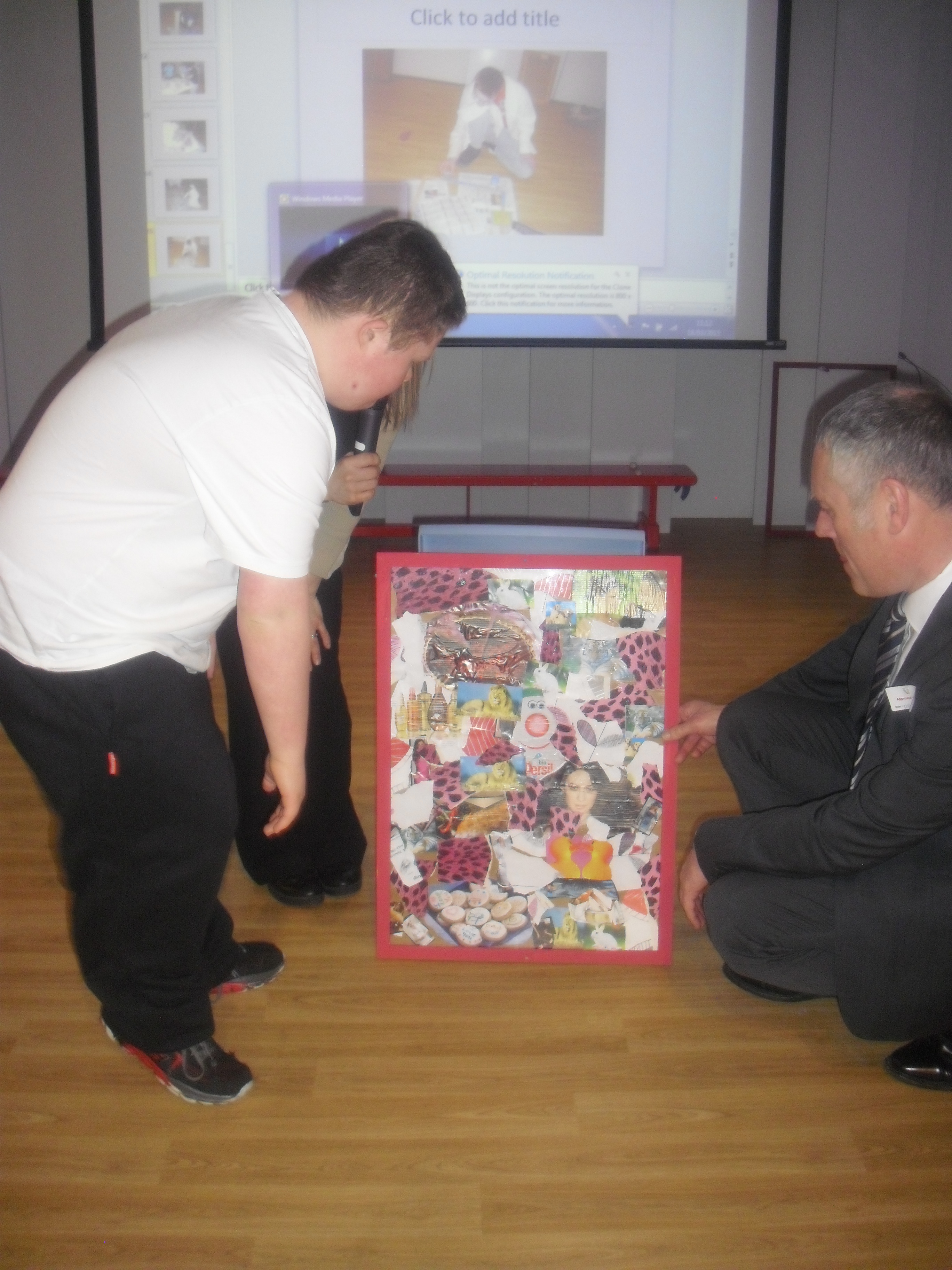 Up-Cycling project judged by Bob Eastwood
